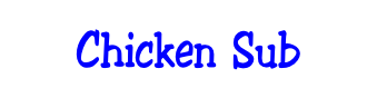 Chicken Sub